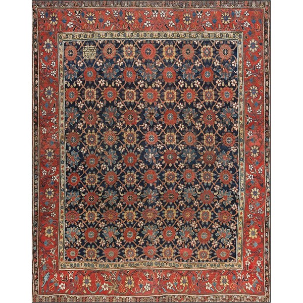 Early 19th Century N.W. Persian Carpet with Inscription Dated 1808